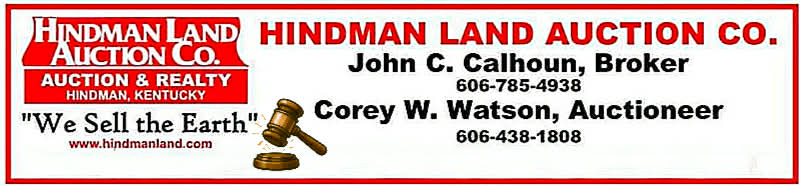 Hindman land auction
